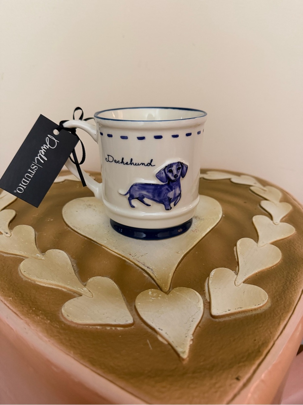 Dwell Studio Ceramic Dachshund Mug